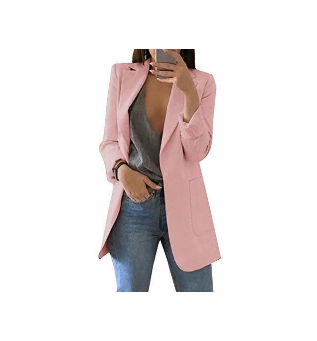 Fashion Minetom Mujer Manga Larga Blazer Elegante Oficina Negocios Parte OL Traje De