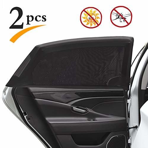 Product Uarter Parasol Coche,2Pcs Parasol de Coche Ventana Lateral para Máxima Protección contra