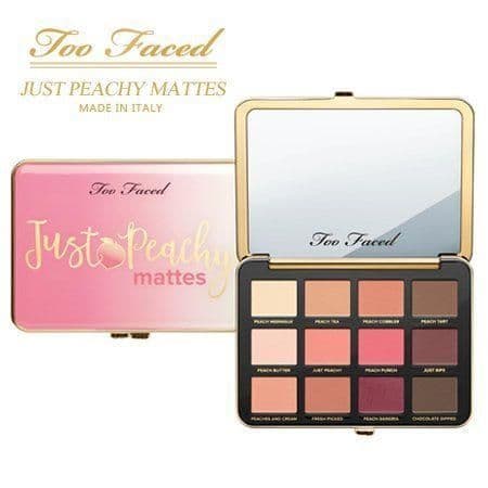 Belleza Paleta de sombras de ojos de terciopelo mate Just Peachy