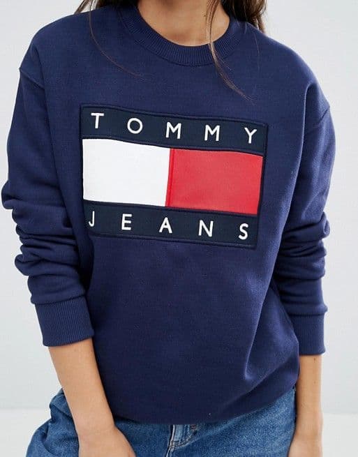 Fashion Tommy Hilfiger Tjw Essential Logo Sweatshirt Sudadera,