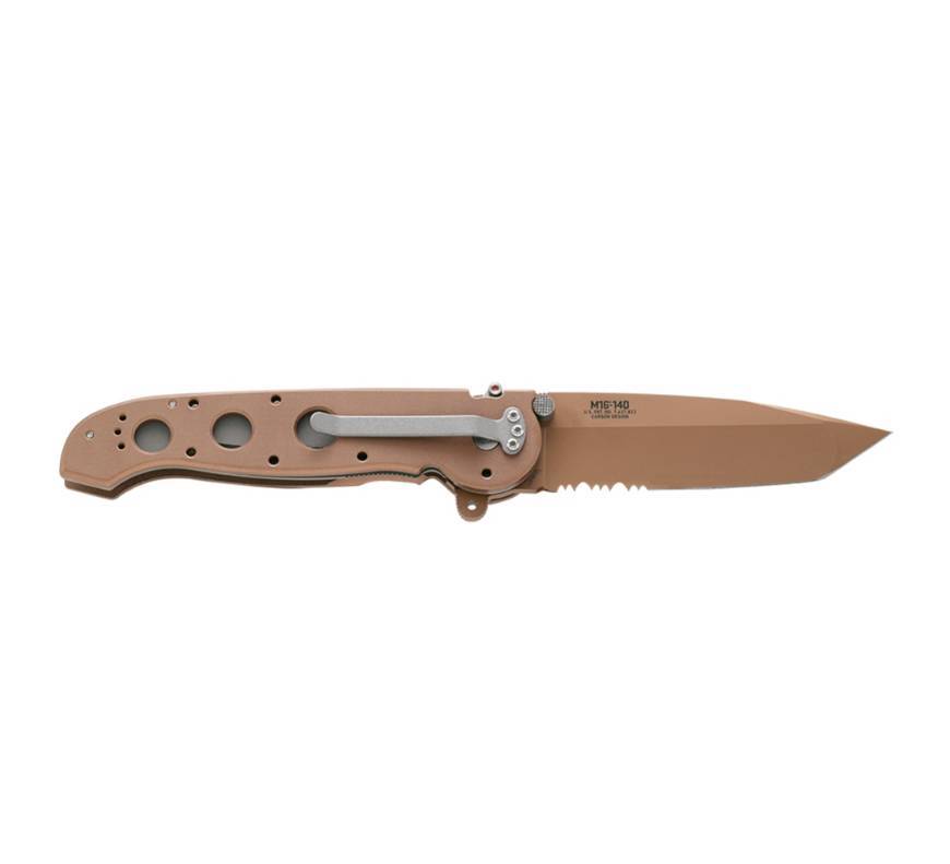 Fashion CRKT® M16-14D Desert Tan Tanto Tactical Folding Knife


