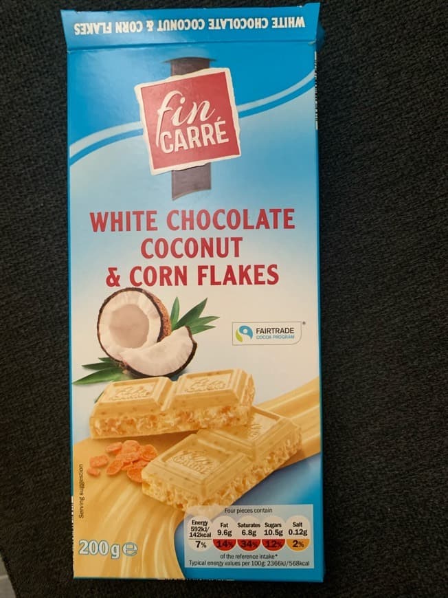 Producto White Chocolate Coconut & Corn Flakes 