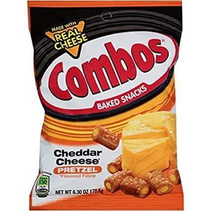 Moda COMBOS Cheddar Cheese Cracker Baked Snacks 6.3-Ounce Bag ...