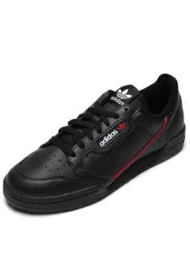 Moda Adidas continental 80 pretas