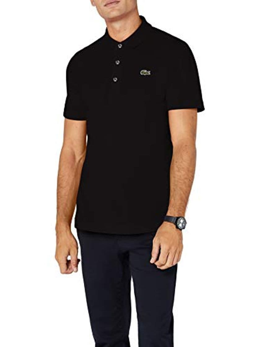 Producto Lacoste L1230, Polo de Manga Corta para Hombre, Negro