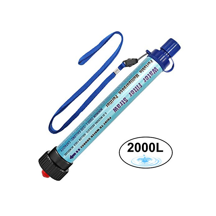 Product Filtro de Agua DeFe 2000L Personal Sistema de Filtración de Agua 0.01