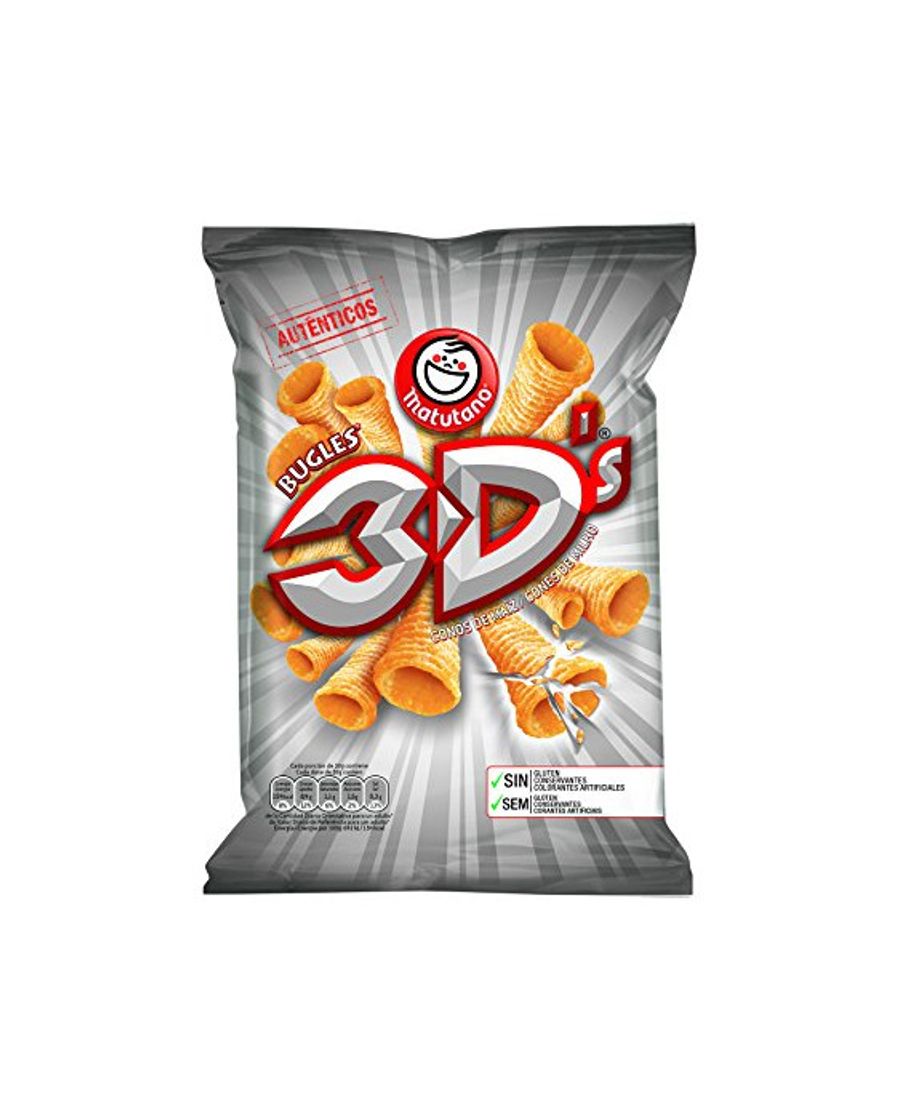 Producto Snacks 3D’s cones de milho