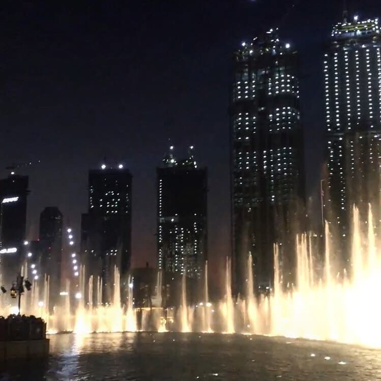 Lugar The Dubai Fountain