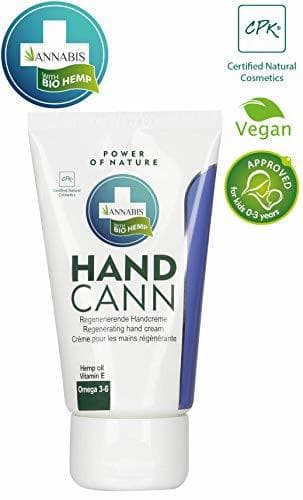 Belleza HANDCANN Q10 Crema regeneradora de manos a base de Cáñamo