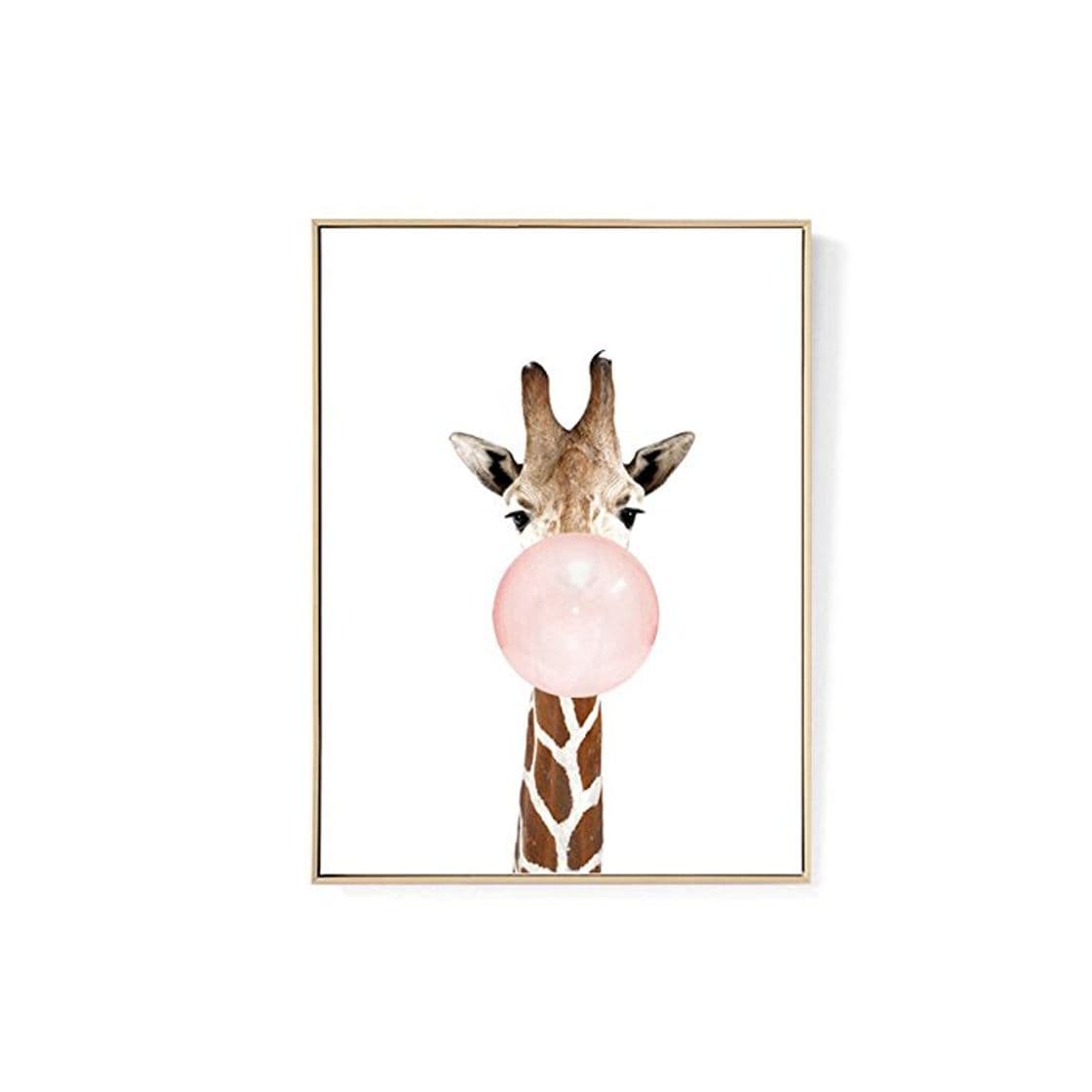 Product SODIAL Kawaii Animal Jirafa Poster de Impresion de Arte Pintura de Lona