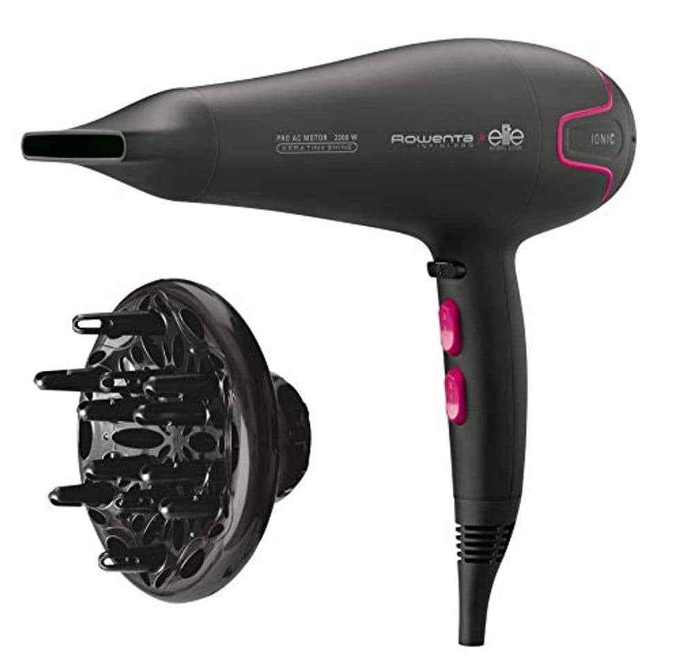 Belleza Rowenta Infini Pro Elite CV8722E0 - Secador motor profesional AC 2200 W