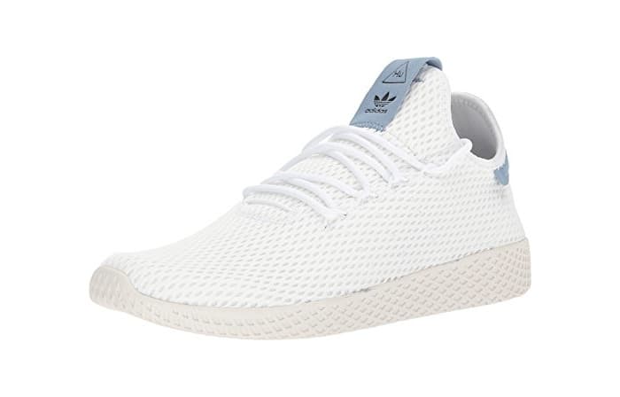 Moda adidas Originals Men's Pharrell Williams Human Race White/White/Blue 7 D US D