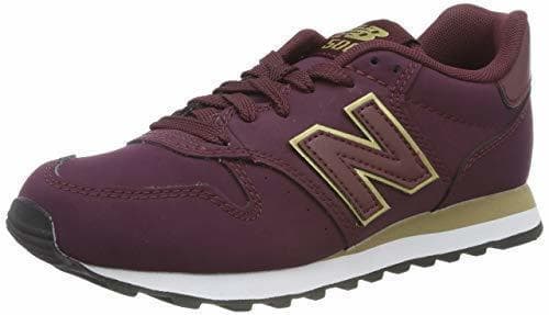 Moda New Balance 500, Zapatillas para Mujer, Dorado