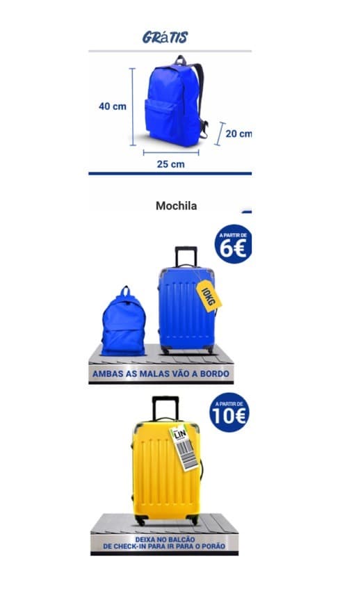 Fashion Medidas Bagagem Ryanair 