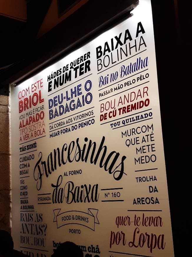 Restaurants Francesinhas Al Forno da Baixa