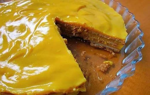 Fashion BOLO DE BOLACHA COM PUDIM - PRONTO EM 15 MIN