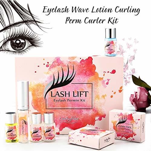 Producto Luckyfine Kit de Permanente de Pestañas, Eyelash Perm Liquid Eyelash Wave -