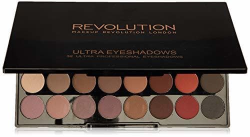 Belleza Makeup Revolution Ultra Eyeshadow Palette Flawless 2 Matte Paleta 32 matowych cieni