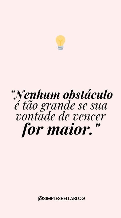 Fashion Frase Motivadora 