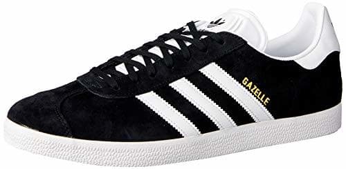 Fashion adidas Originals Gazelle, Zapatillas Unisex Adulto, Varios colores (Core Black/White/Gold Metalic)