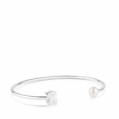 Moda TOUS Camee - Pulsera de Plata de Primera Ley, con Motivo de