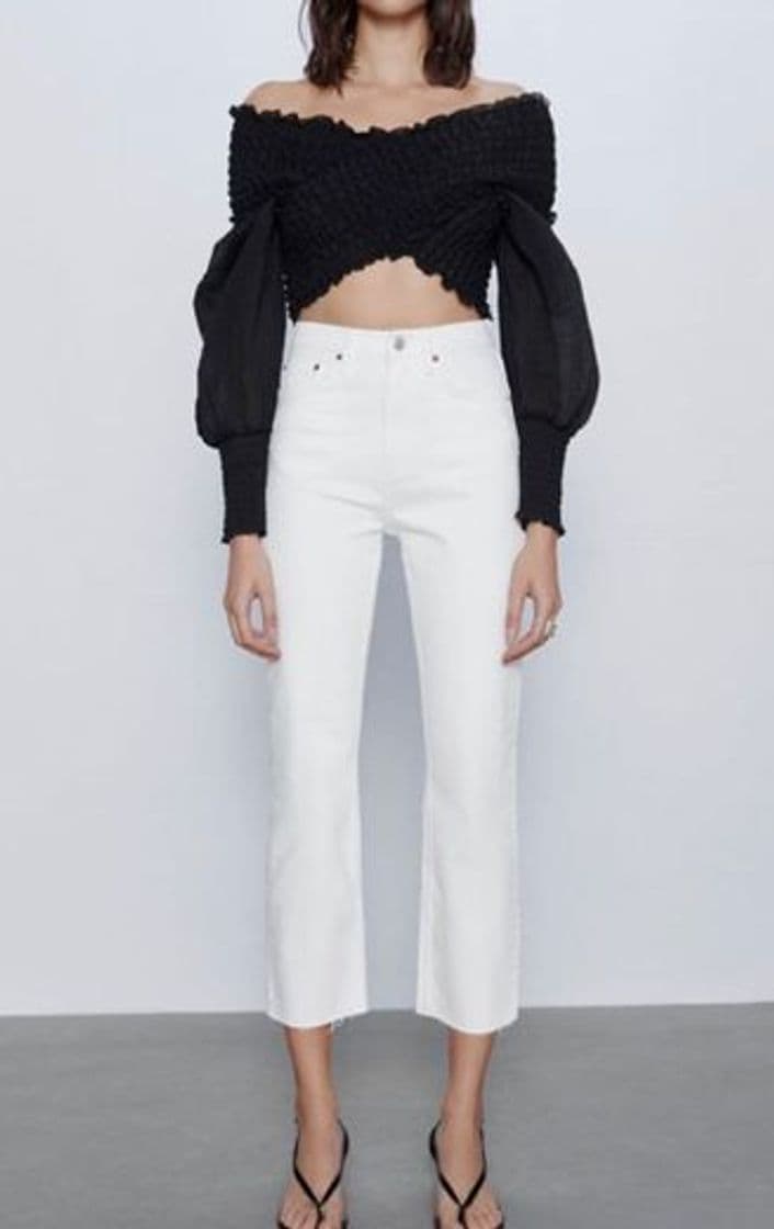 Moda Jeans Brancos - Zara