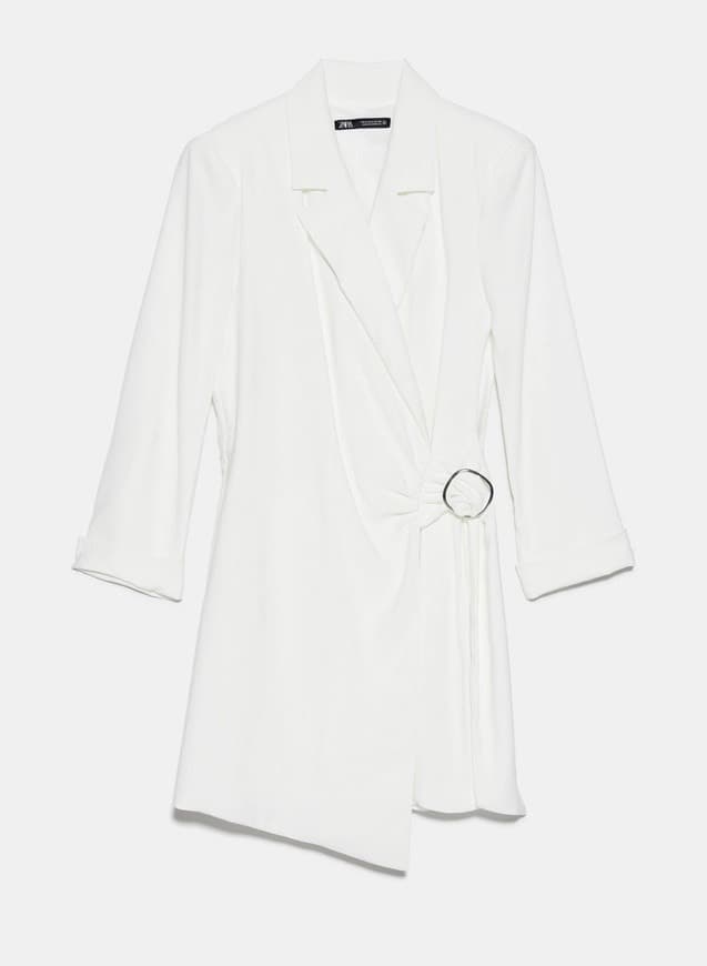 Moda Macacão blazer branco 