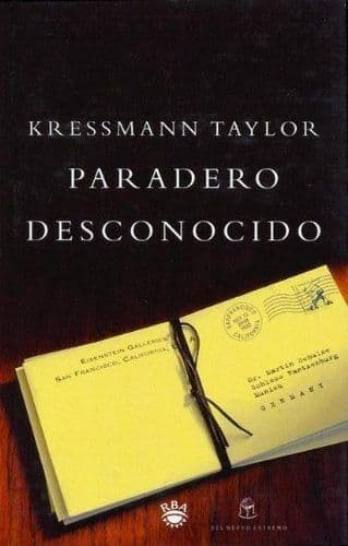 Libro Paradero desconocido: 003