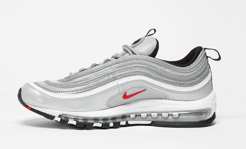 Moda Nike Air MAX 97 OG QS Silver Bullet La Silver