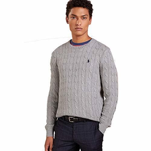 Moda Ralph Lauren Jersey Cable-Knit de algodón