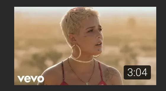 Canción Halsey - Bad At Love - YouTube