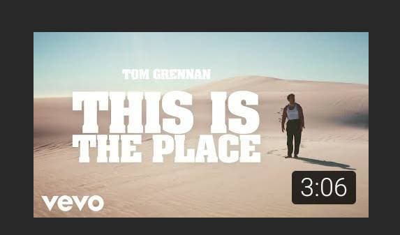 Canción Tom Grennan - This is the Place (Official Video) - YouTube