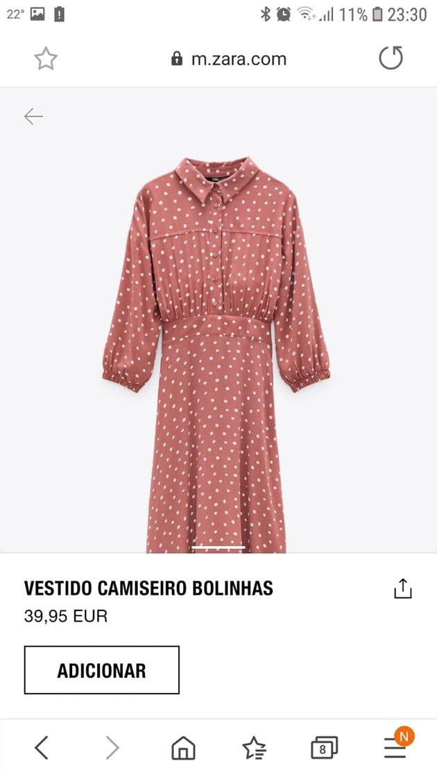 Moda VESTIDO CAMISEIRO BOLINHAS | ZARA Portugal