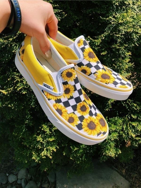 Fashion vans com girassois