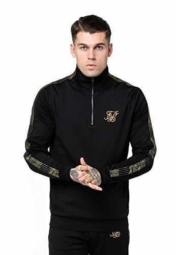 Fashion Sudadera SIK SILK BLACK GOLD EDIT TRACK TOP