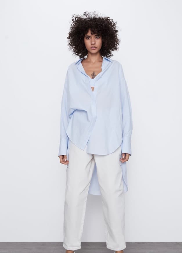 Moda Camisa oversize 