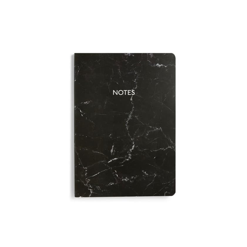 Producto Caderno mármore preto 