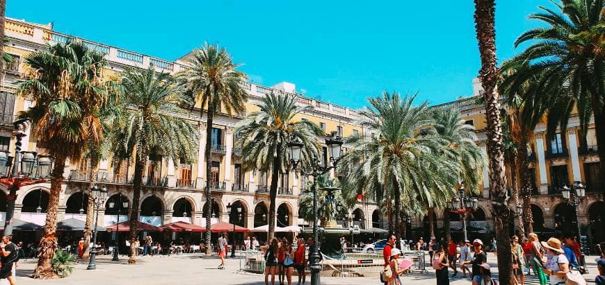 Lugar Plaça Reial