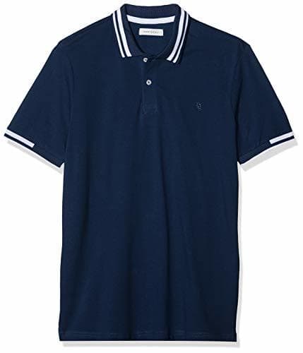 Product Cortefiel C4Ck Sport Logo Engo Polo, Azul