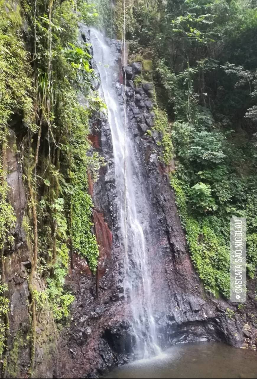 Place São Nicolau Waterfall