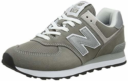 Moda New Balance WL574EB, Zapatillas Mujer, Gris