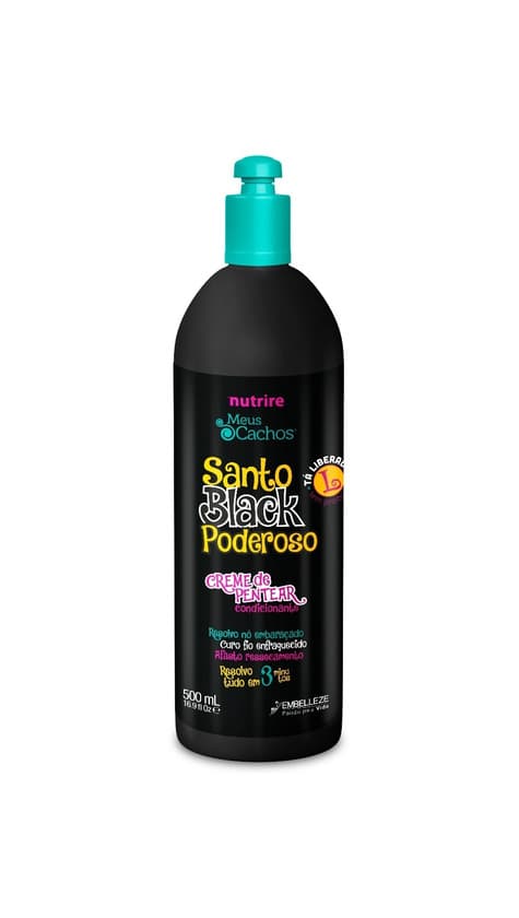 Producto Novex creme de pentear santo black poderoso