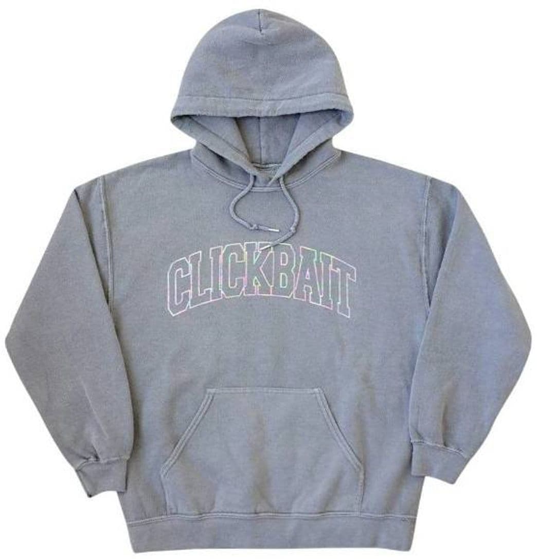 Fashion Stone Gray Iridescent Hoodie