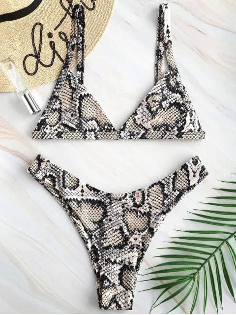 Producto ZAFUL Snakeskin Print Bikini Set