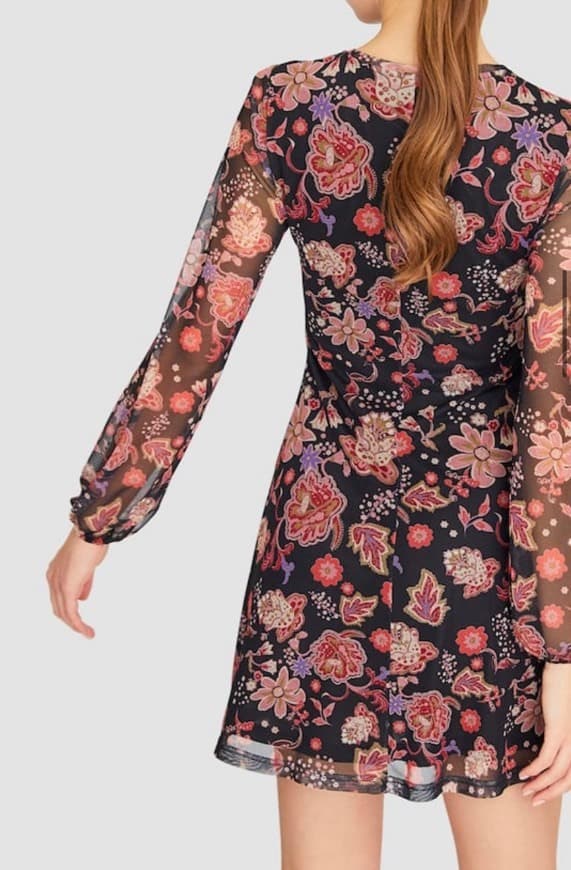 Producto Stradivarius vestido mini de tule com flores