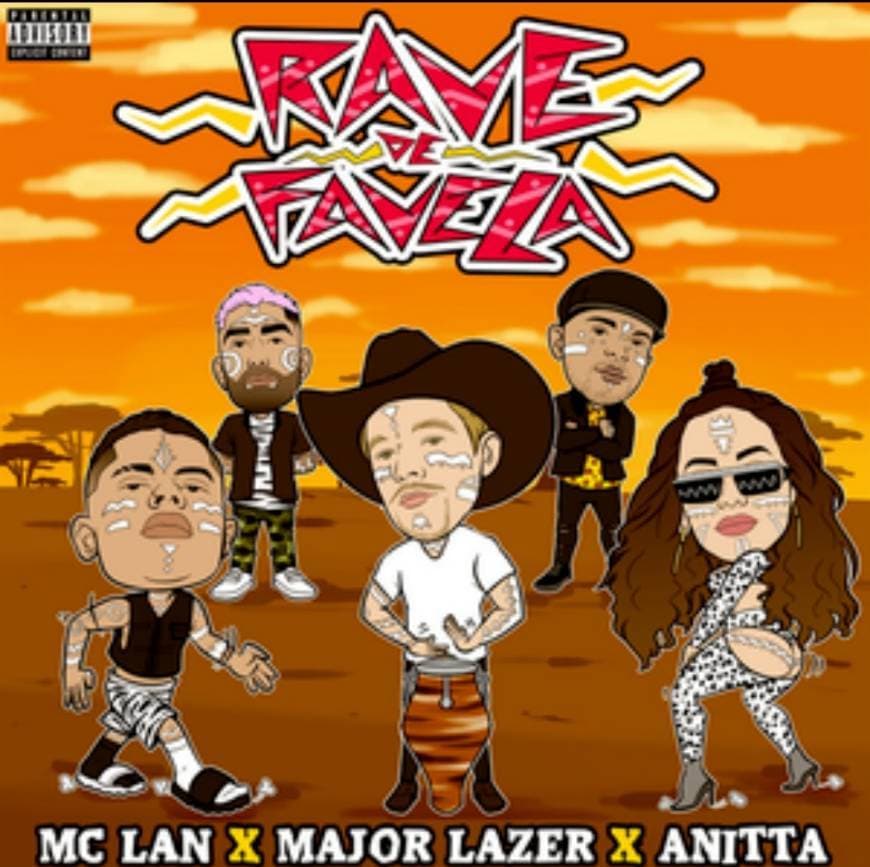 Canción Rave de Favela - Mc Lan, Major Lazer, Anitta