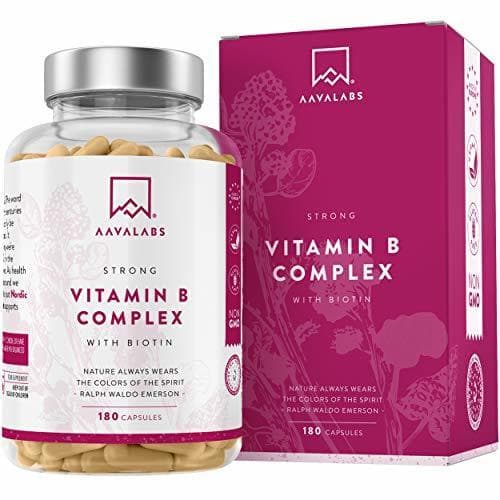 Beauty Complejo de Vitamina B - 180 Cápsulas para 6 Meses - 286,3