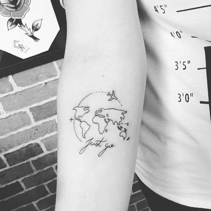 Fashion Tatuagens de viagens: Confira as 30 melhores da internet! | Eu amo ...