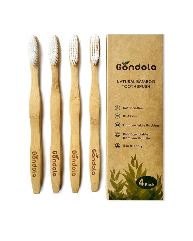 Producto Gondola Organic Bamboo Toothbrushes 