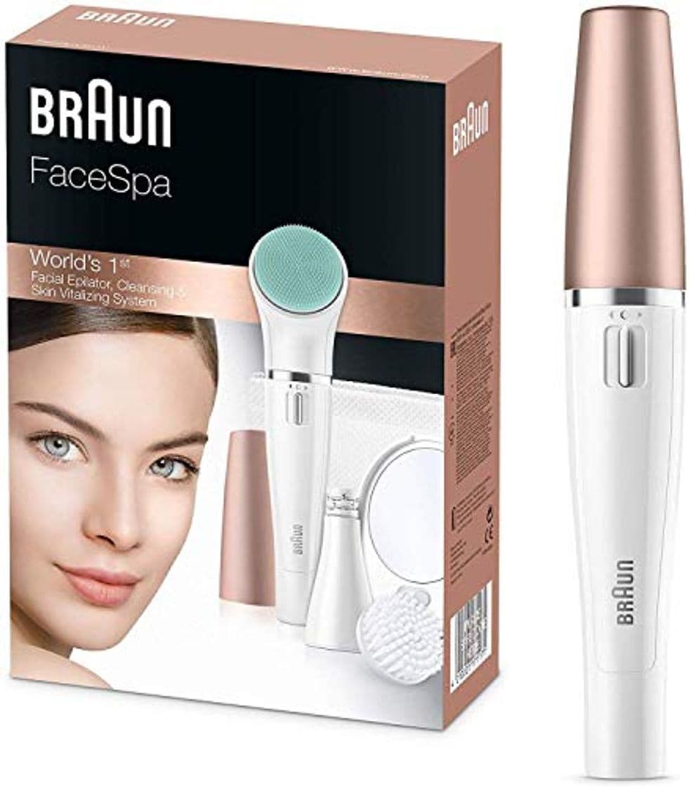 Producto Braun FaceSpa 851 - Sistema 3 en 1 de depiladora facial